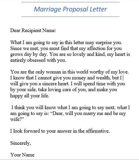 Marriage Proposal Message To A Girl - Jodie Lynnett